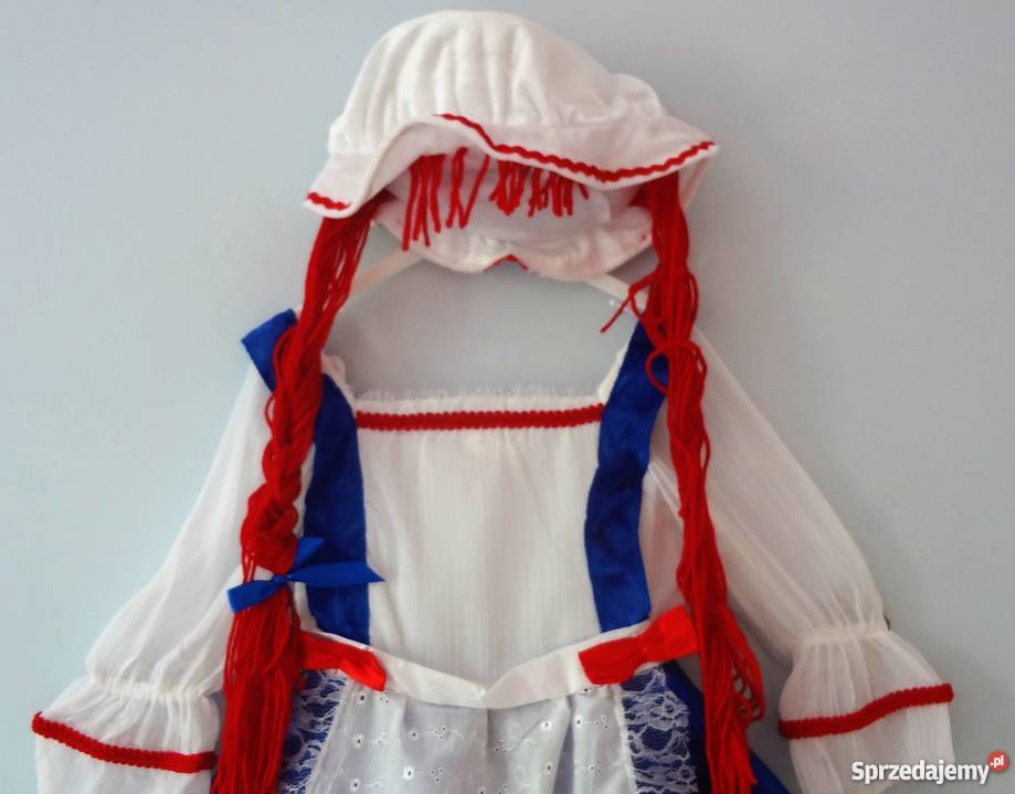 kostium szmaciana laka pippi strój bal 5 6 lat Bydgoszcz