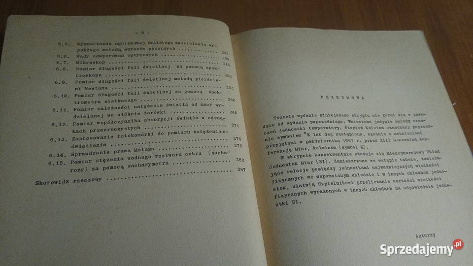 Wstęp do ćwiczeń laboratoryjnych z fizyki Jan