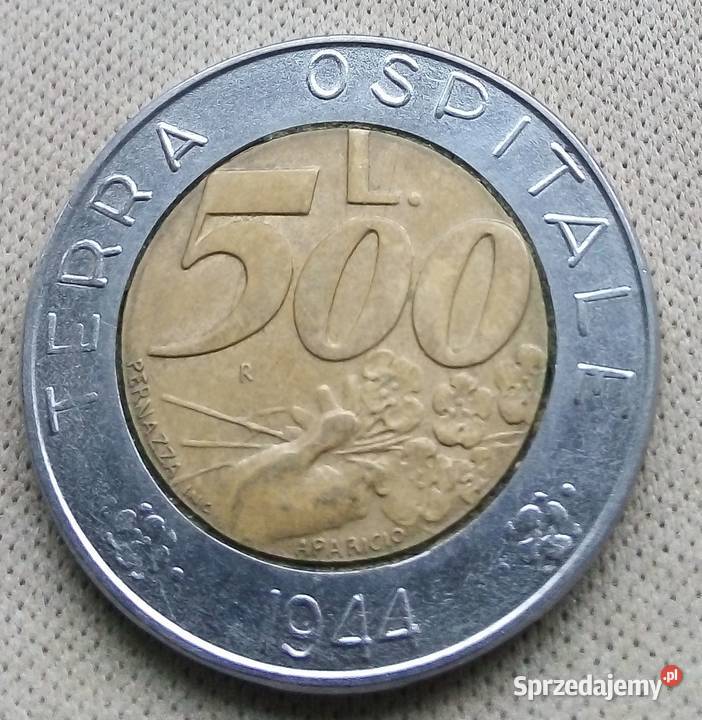 SAN MARINO500 LIRÓW1991 r BIMETAL Legionowo