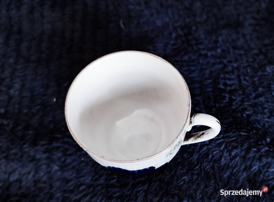Porcelanowa filiżanka do espresso vintage retro