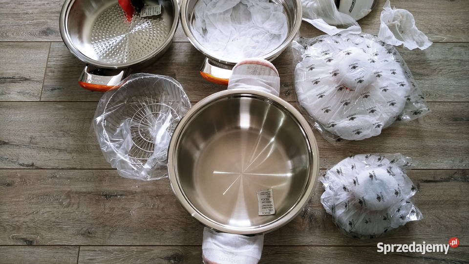 Zestaw super garnków firmy Luxique Nowy Tomyśl sprzedam