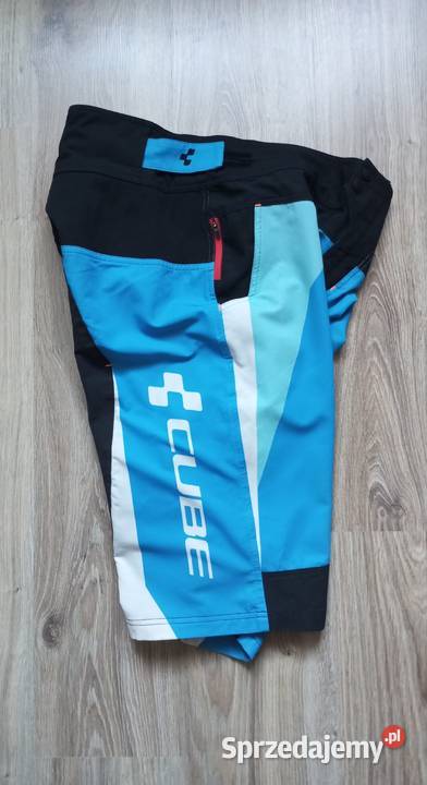 Cube krótkie spodenki sportowe rowerowe męskie podkarpackie
