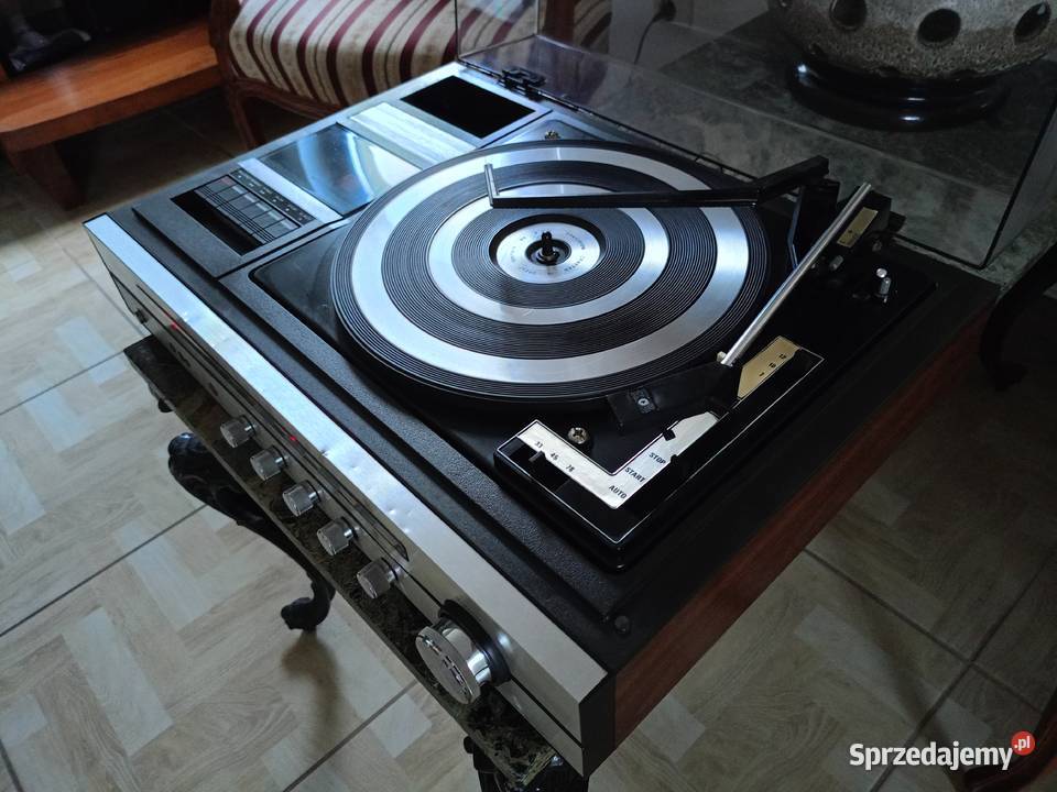 Zabytkowy Gramofon SANYO Magnetofon Radio Drawski Młyn sprzedam