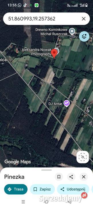 Działka budowlana 940m gmina Aleksandrów Łódzki budowlana Zgierz sprzedam