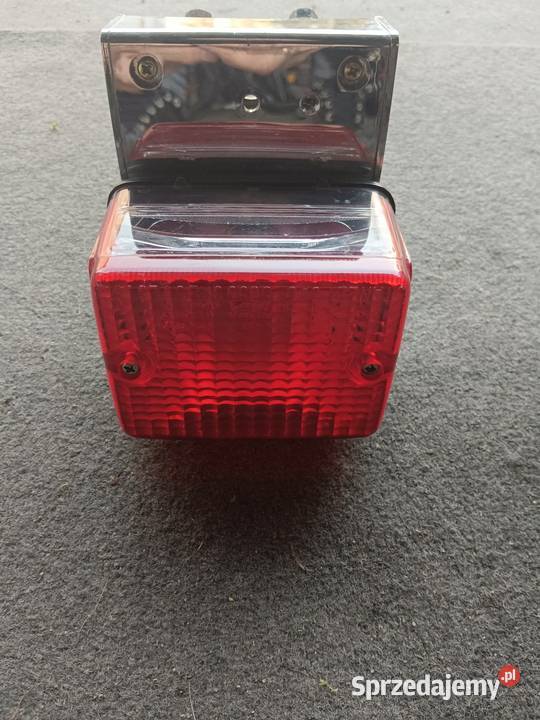 Lampa tylnia chrom do Choppera Gniezno