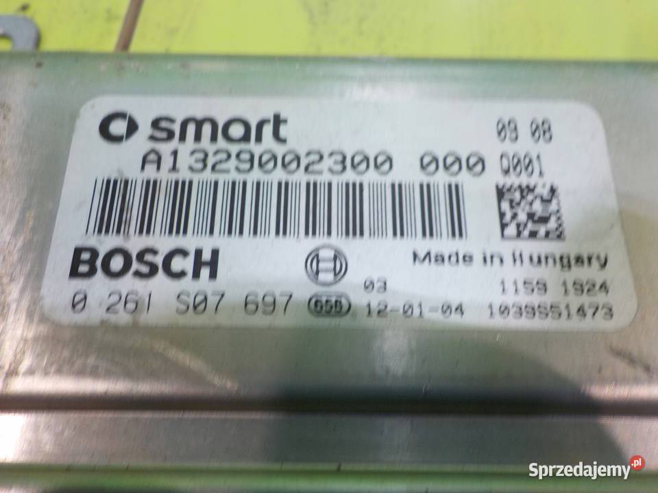 SMART FORTWO II 451 LIFT 10 B 12r sterownik osobowe mazowieckie Suków sprzedam