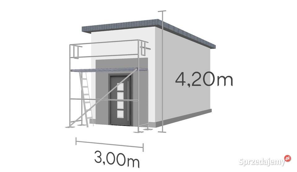 Rusztowanie elewacyjne 3x42m Podest Stare Siołkowice