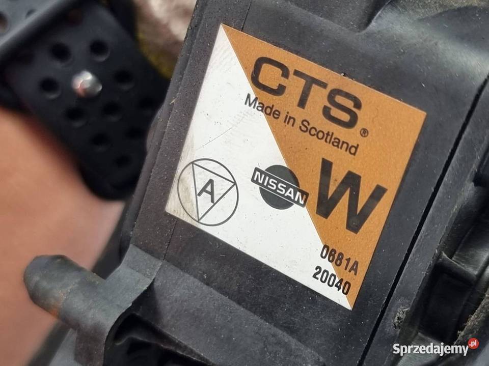 PEDAŁ NISSAN NOTE GAZU Pozostałe Lipno