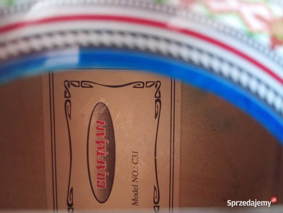 Gitara Graftman z pokrowcem stroikiem i kostką kujawsko-pomorskie Ciechocinek