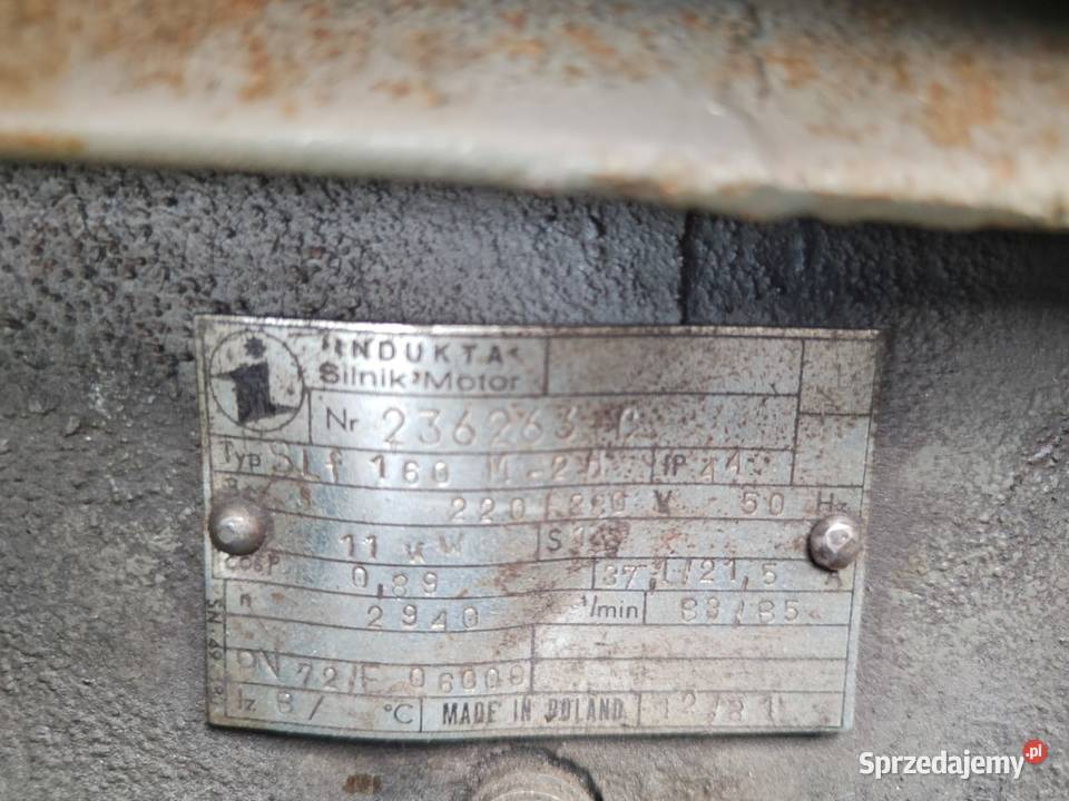 Kompresor Kaeser silnik Inducta typ SLF 160 Zielęcice