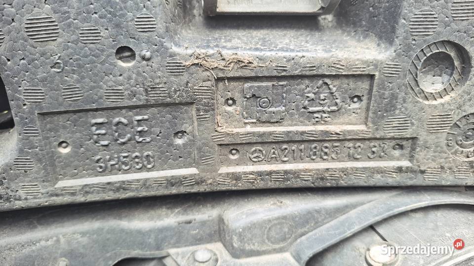 Zderzak Mercedes w211 lift Rok produkcji 2007 Chełm