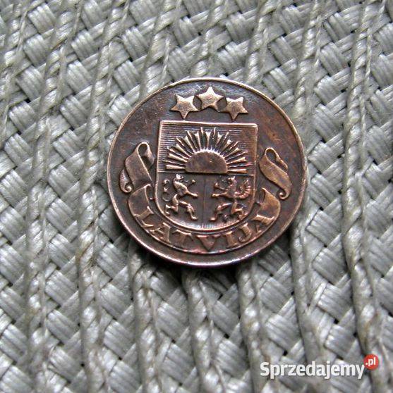 Łotwa 1 Santim 1928r wielkopolskie Kalisz