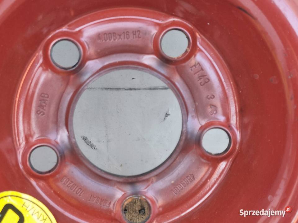 Saab 95 I KOŁO DOJAZDOWE dojazdówka 11570 R16 Rudka