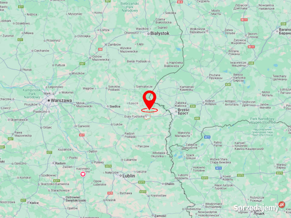 Działka przemysłowa w Białej Podlaskiej Biała Podlaska