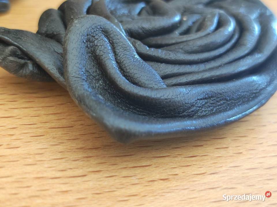 skóra skórzany komplet biżuterii artystyczny Kielce