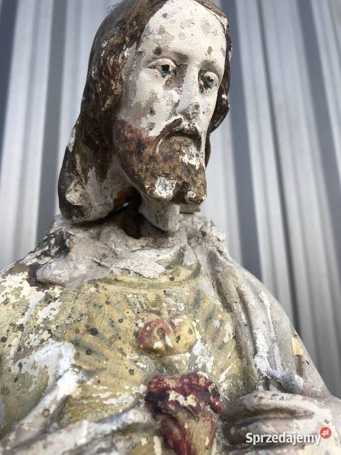 Jezus Gips FIGURKA Łowicz
