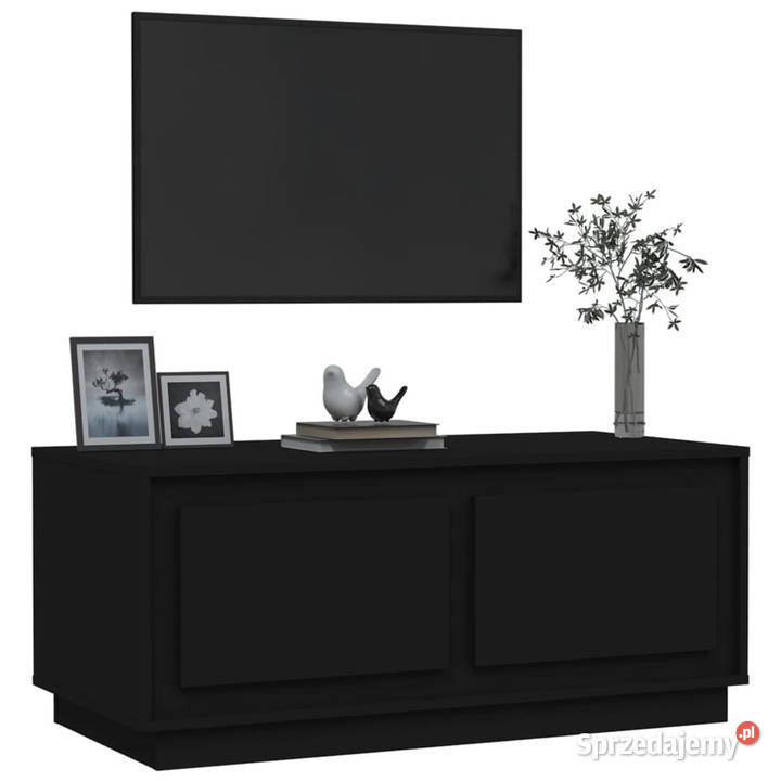 Stolik kawowy czarny 102x50x44 materiał Stoły Warszawa