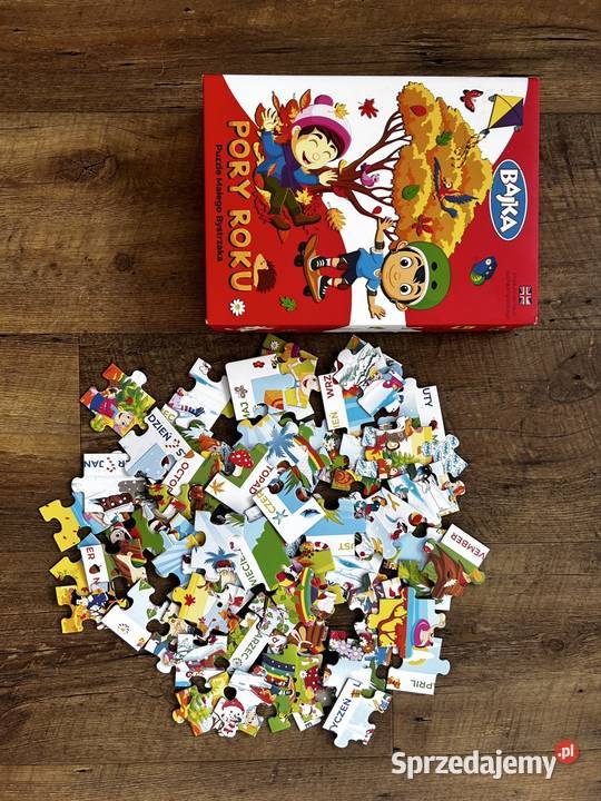 Puzzle cztery pory roku puzzle małego bystrzaka Puzzle Wyszków