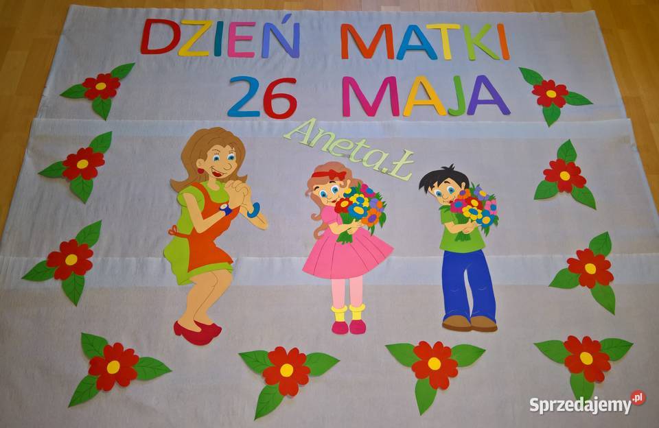 Dekoracje na Dzień Mamy i Taty z brystolu 504 Garwolin sprzedam