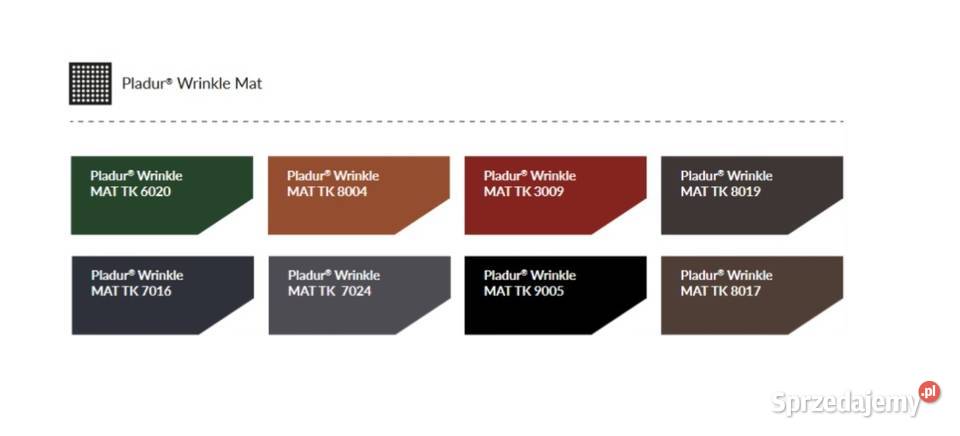 Blachodachówka KUGA LINE Pladur Wrinkle MATTK Hajnówka sprzedam