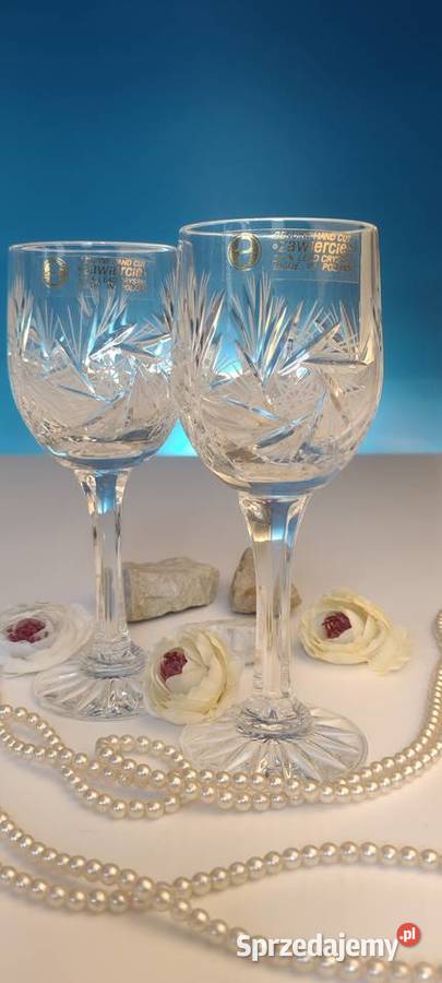 Kieliszki kryształowe styl Glamour Luksusowy Radzyń Podlaski
