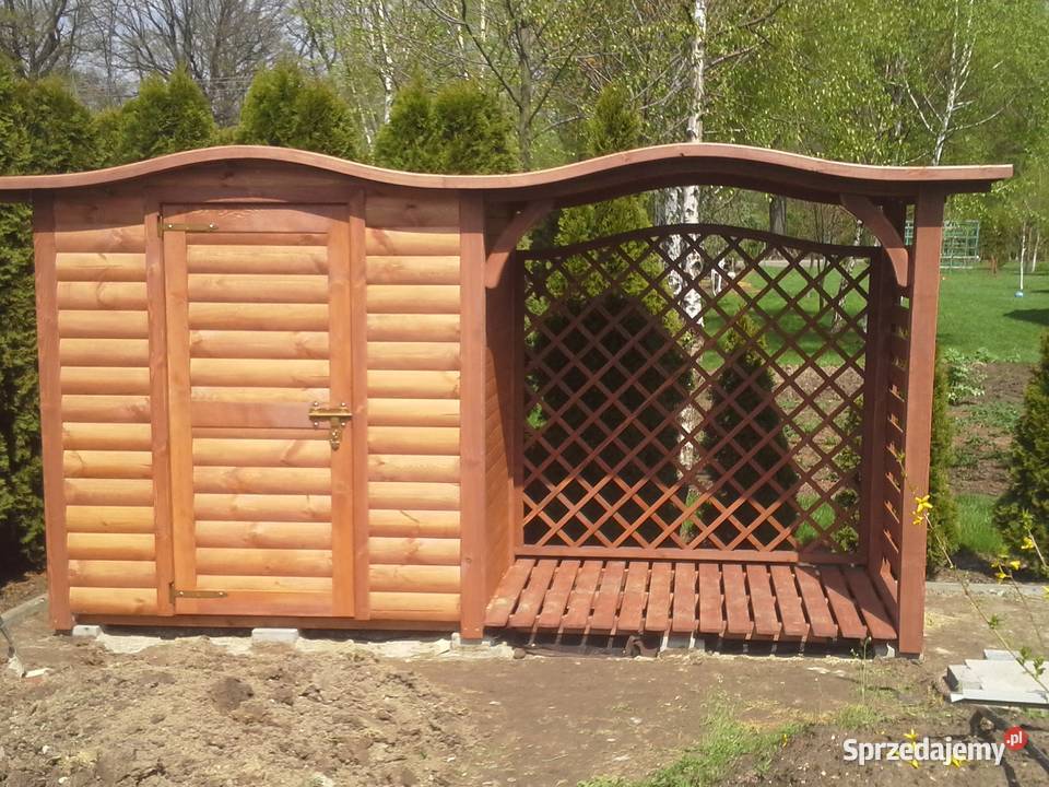 Drewutnia 19x11m z dach fala domek 2x11m półbal śląskie Kalety