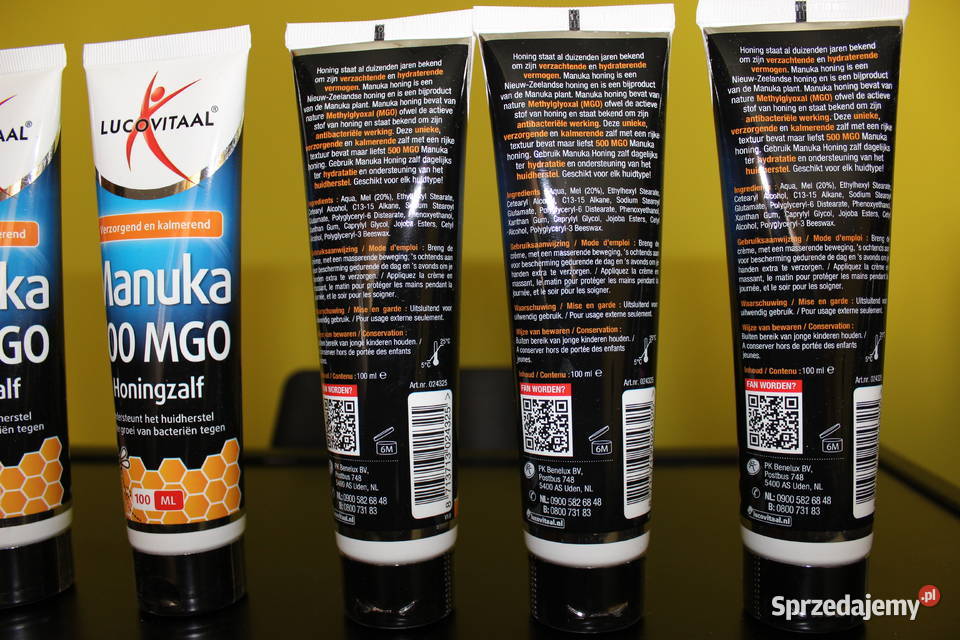 Lucovitaal Maść Miodowa Manuka 500 MGO 100 ml łódzkie Łódź
