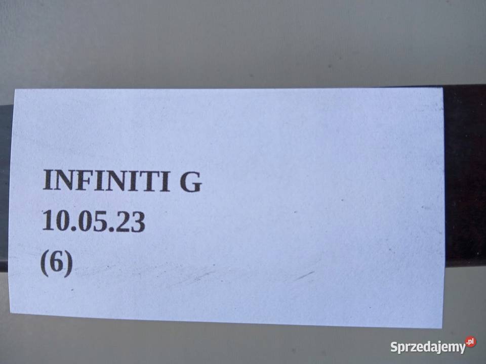 KLAKSON SYGNAŁ DŹWIĘKOWY INFINITI G35 G37 G25 osobowe Nowy Tomyśl