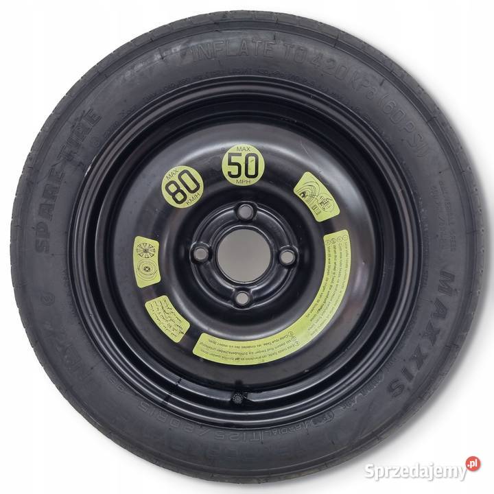 KOŁO DOJAZDOWE Peugeot 207 dojazdówka 12580 R15 Koła Chełm