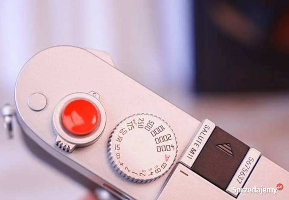 Srebrny model aparatu Leica lubuskie Zielona Góra