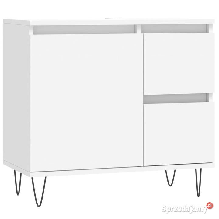 Szafka łazienkowa biała 65x33x60 materiał