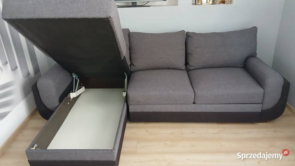 Sofa Narożnik z funkcją spania Dobromierz