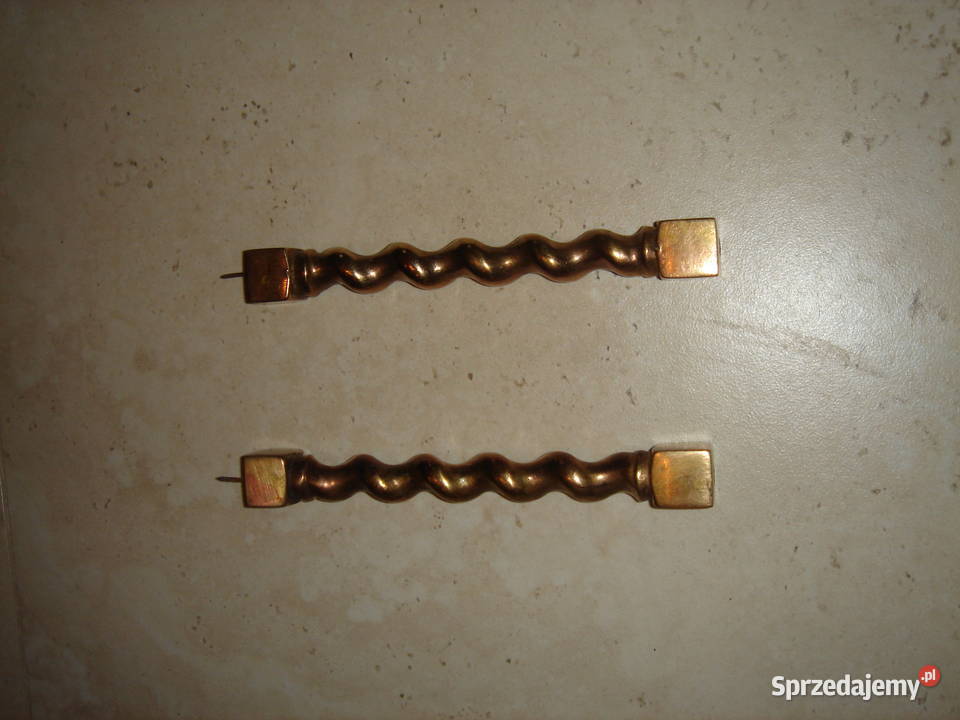 Stare kolumienki mosiężne Łódź