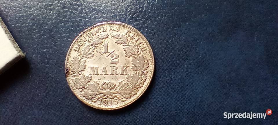 Stare monety 12 marki 1915 E Niemcy srebro Lesko