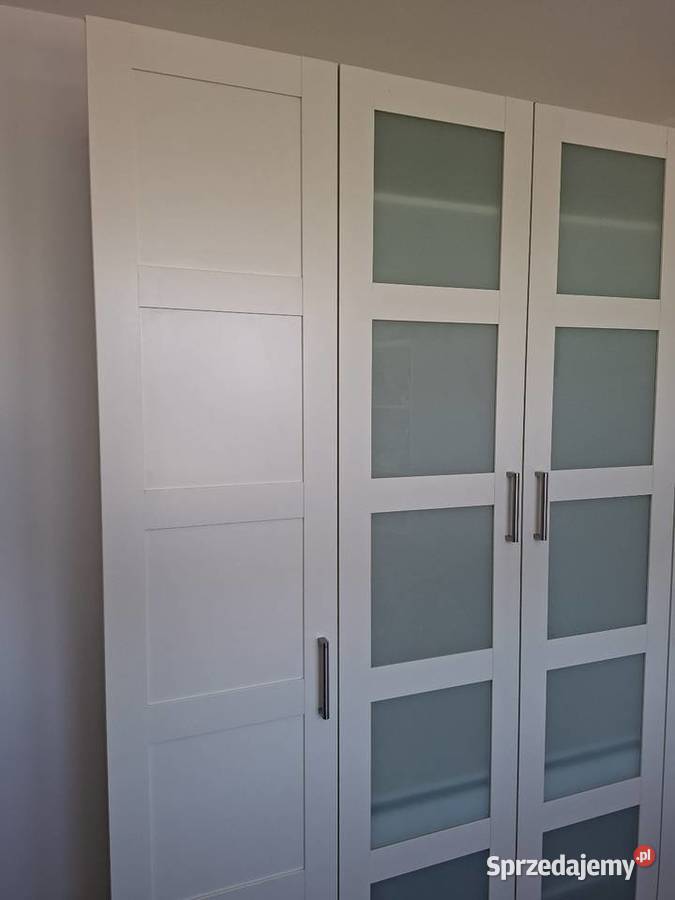 Szafa 3częsciowa szer 20m IKEA biały połysk Szafy i garderoby