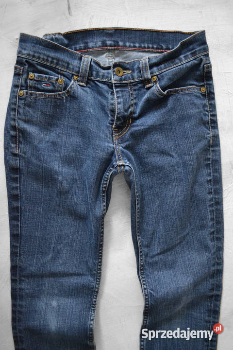 poszarpane jeansy Tommy Hilfiger W27 L30 S 36 Spodnie mazowieckie Warszawa sprzedam