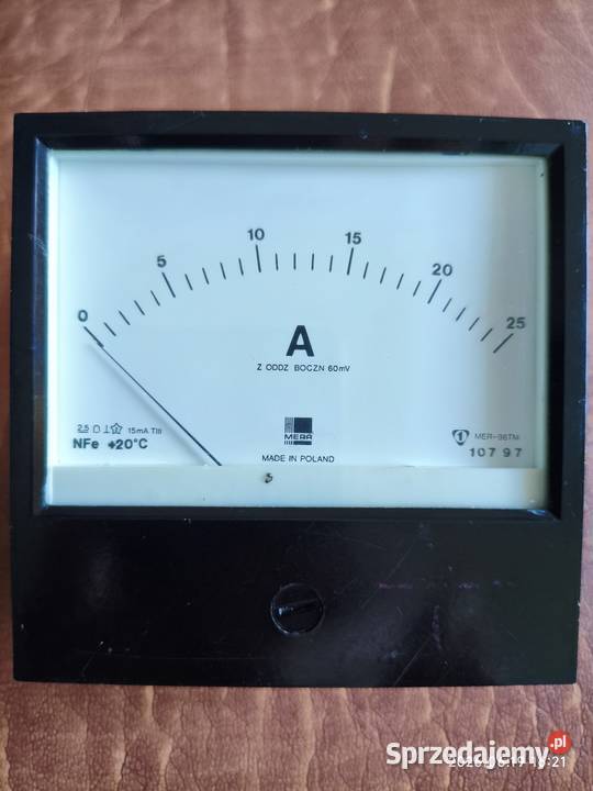 Amperomierz Mera MER96TM polska produkcja czasy Pozostałe Elektronika lubelskie Lublin