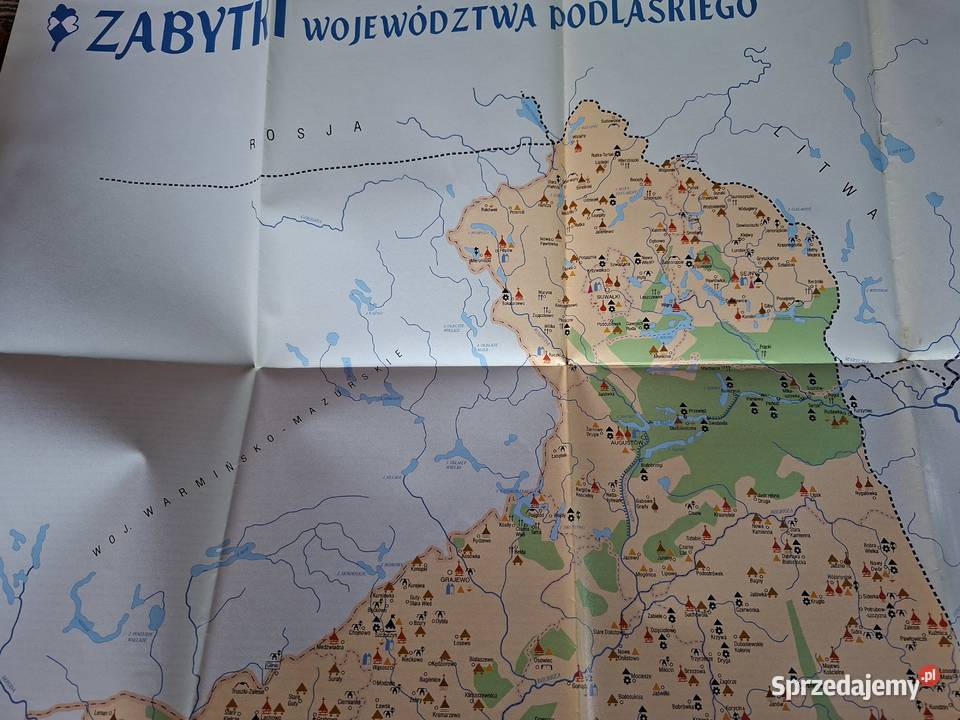 Mapa Zabytków Województwa Podlaskiego miękka Kraków sprzedam