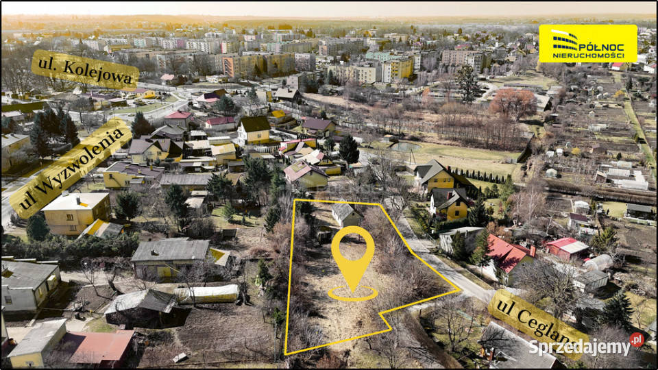 Widokowa działka z domem w centrum Hrubieszowa