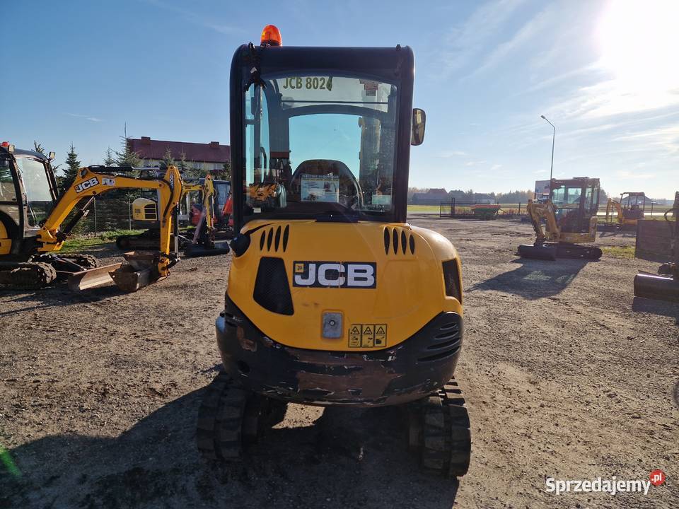 Minikoparka JCB 8026 CTS 2019r 2400mtg nie Ryżki sprzedam