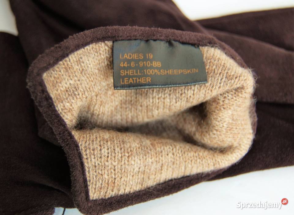 Rękawiczki damskie ocieplane welurowe Wittchen Dla kobiet Lublin