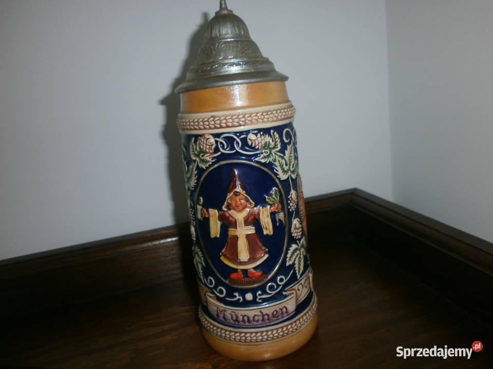 STARY PIĘKNY KUFEL Z POKRYWĄ Birofilistyka Birofilistyka lubuskie Zielona Góra