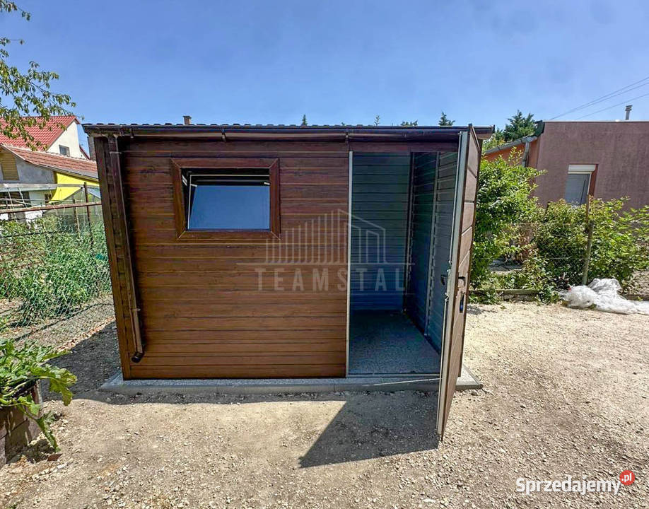 Schowek domek ogrodowy 3x2m drzwi okno dach mazowieckie Otwock