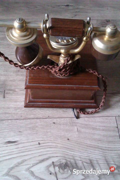 Telefon Lyon w stylu retro mosiądz bakelit Warszawa sprzedam