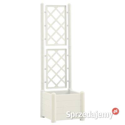 vidaXL Skrzynia na rośliny z trejażem 43x43x142 Warszawa sprzedam