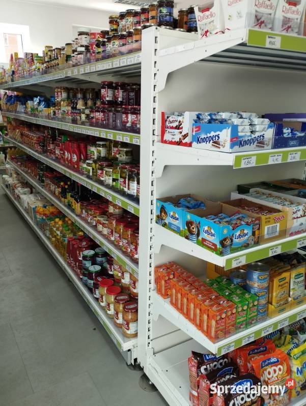 Regał regały Otto Kind gondola sklepowe białe Brzeziny