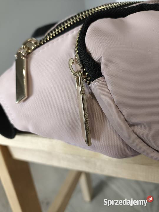 Torebka damska nerka mała Calvin Klein pudrowy Poznań