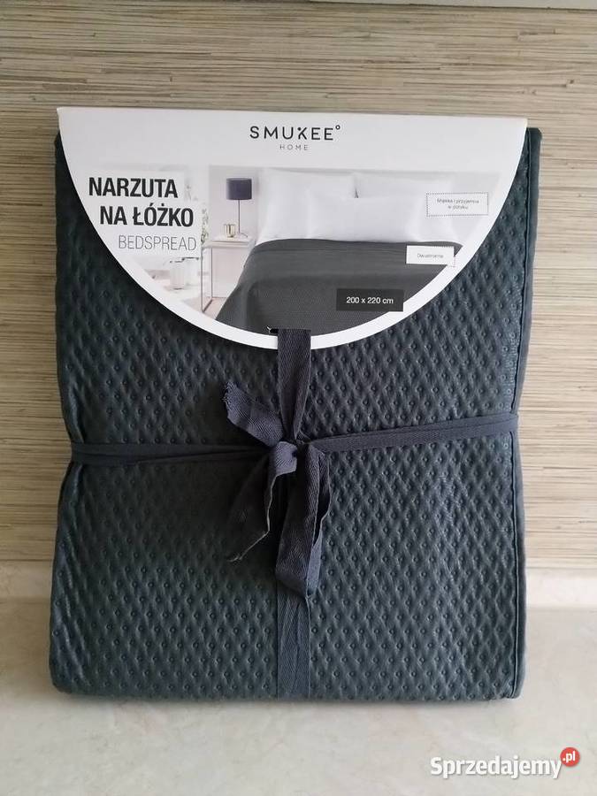 NOWA Narzuta na łóżko kapa 200 x 220 CIEMNY Zabrze