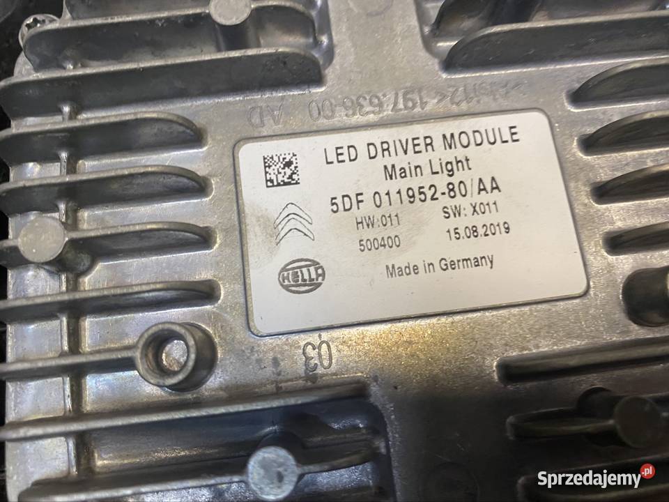 Lampa reflektor lewy przód C5 Aircross Full Led Jasienica