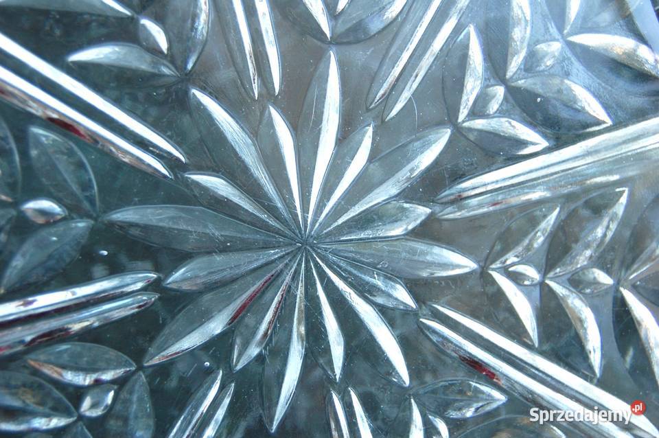 Kryształowa patera na ciasto owoce kryształ Lublin sprzedam